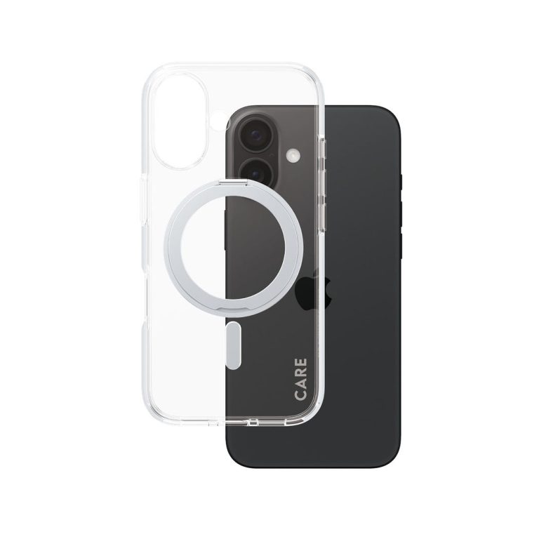 CARE by PanzerGlass – Feature Case – Transparent Silver – MagSafe – iPhone 16