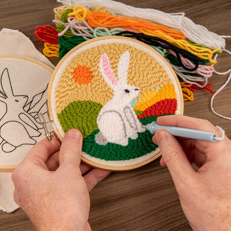 Kikkerland – Hare Punch Needle – (GG272)