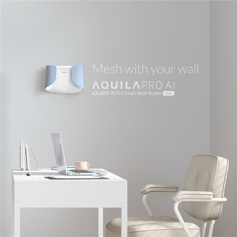 D-Link – Aquila Pro AI AX6000 Wi-Fi 6 Smart Mesh Router