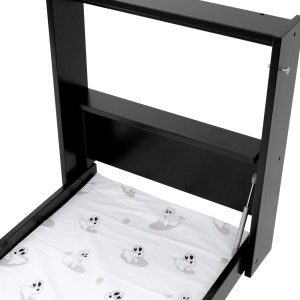 BabyTrold - Changing table for wall incl. mattress Black