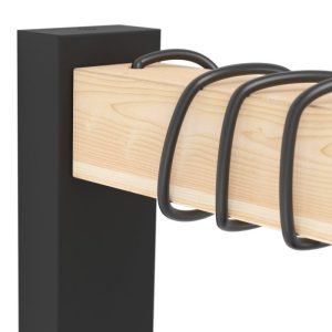 EGLO - TOWNSHEND Wall Lamp - Black & FSC-Certified Wood