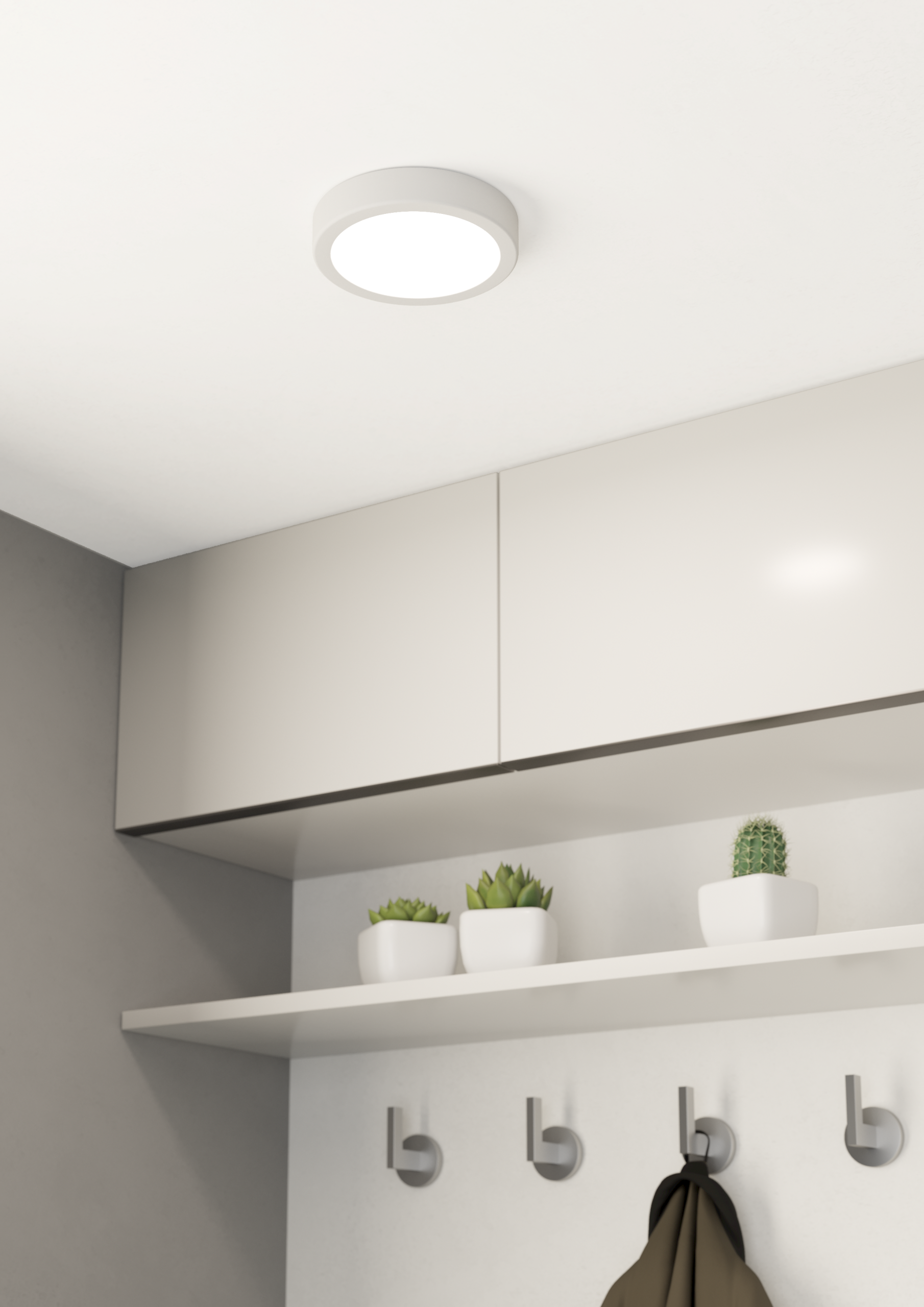 EGLO FUEVA 5 Ceiling Light - White - 160mm