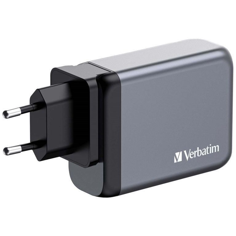 Verbatim – GNC-100 GaN Charger 4 Port 100W USB-A/USB-C