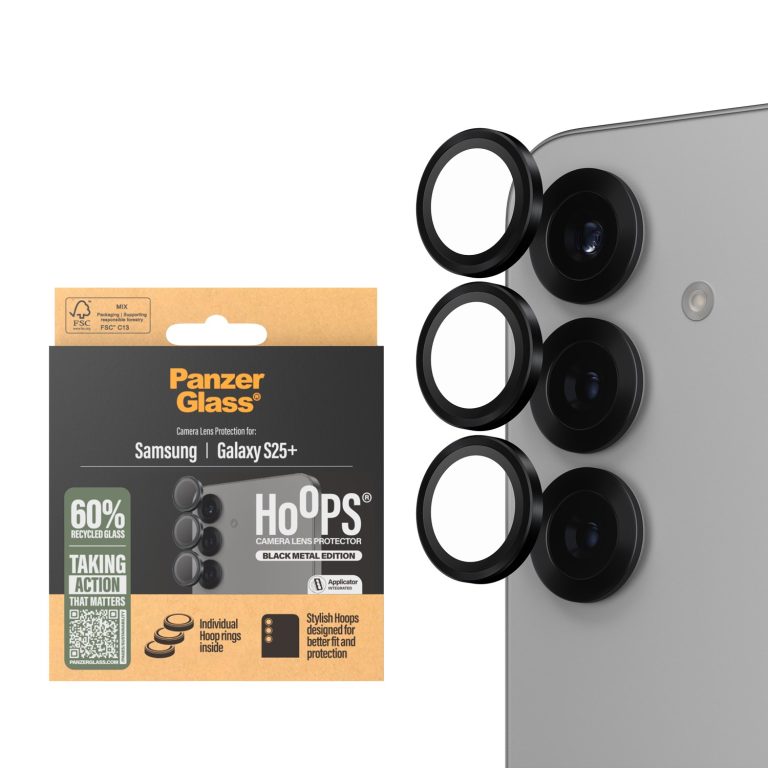 Panzerglass –  Hoops Lens Protector Galaxy S 2025 Plus, black
