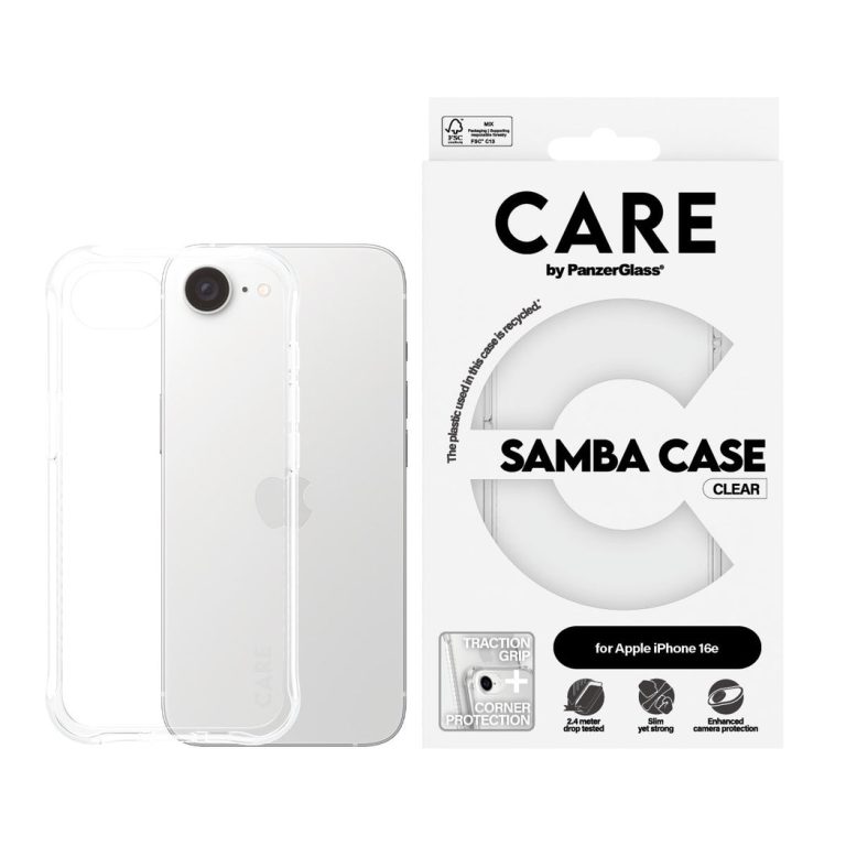 CARE by PanzerGlass – Case – Transparent – iPhone 16e