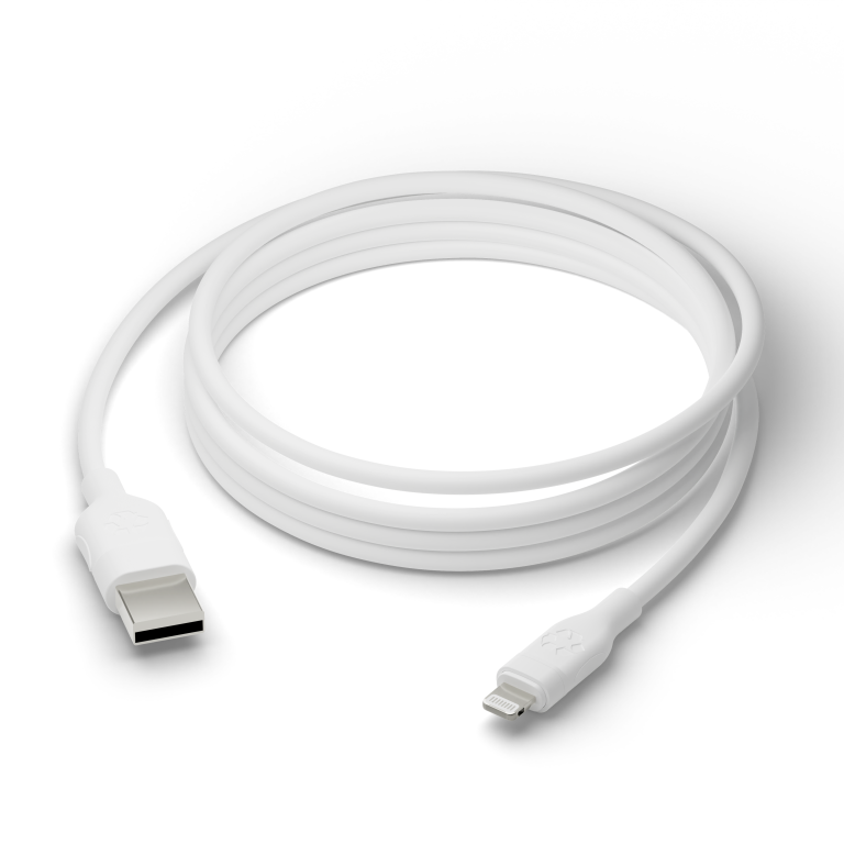 dbramante1928 – Re-charge – Cable – USB-A to MFI Lightning, TPE, 1.2m – White
