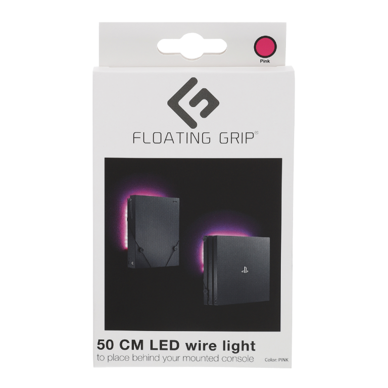 Pink LED wire light – Add on to your FLOATING GRIP®-mount