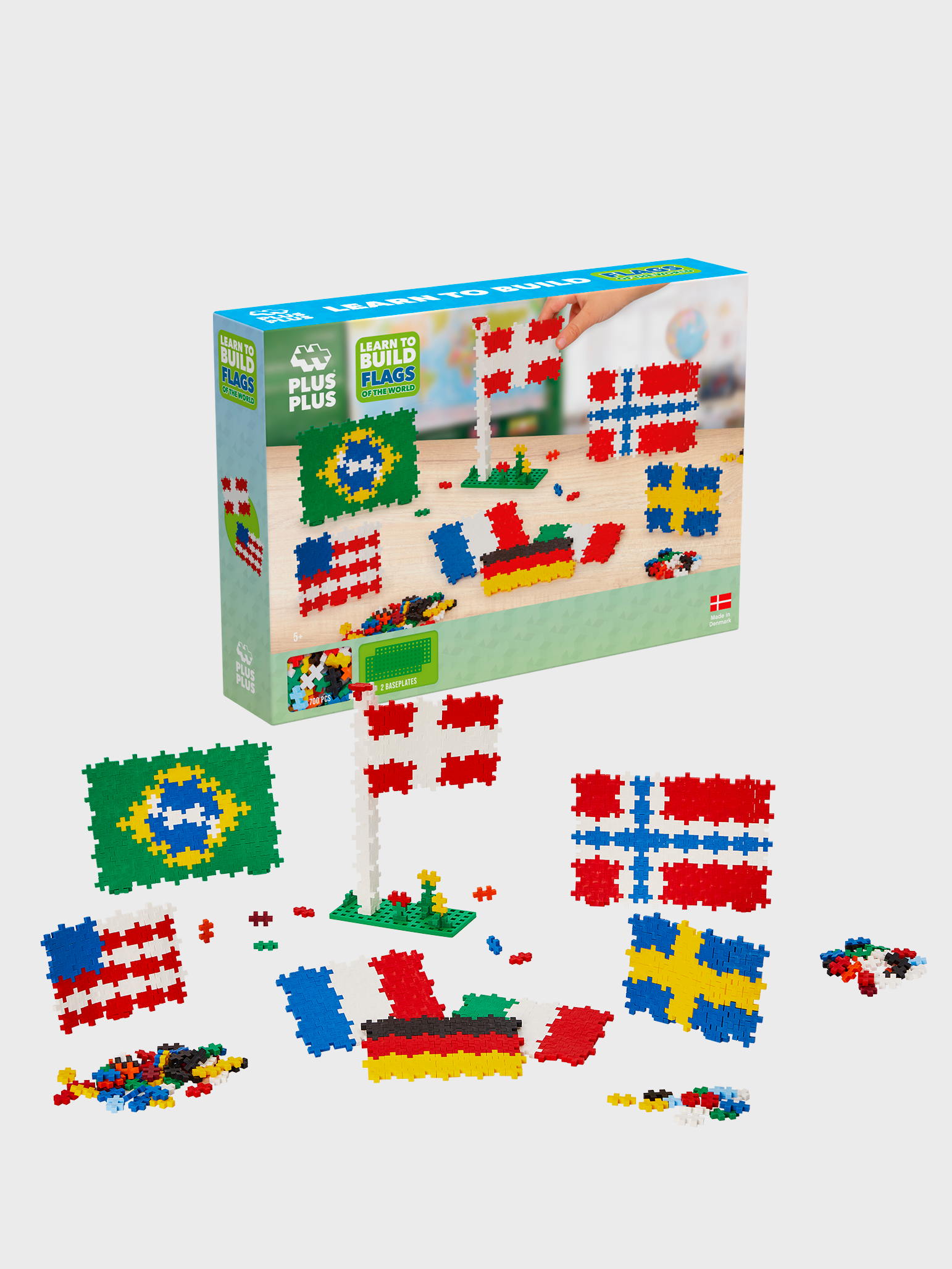 Plus-Plus - Learn To Build Flags of the World - (3932)