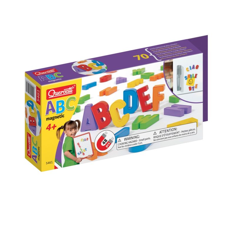 Quercetti – Magnetic Letters (48 pcs) – (QU-5461)