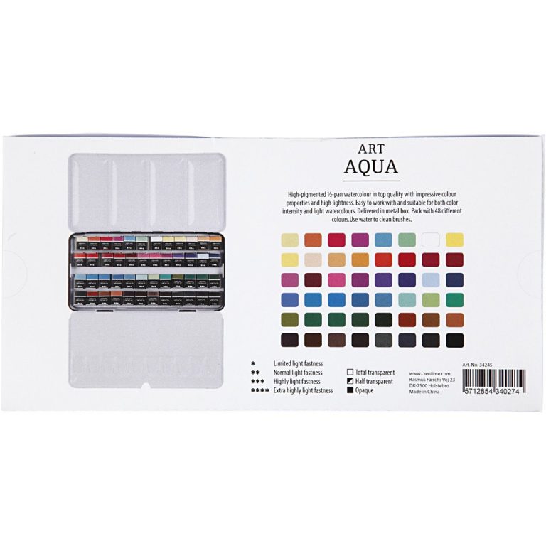 Art Aqua – Watercolor (48 colors) (34245)
