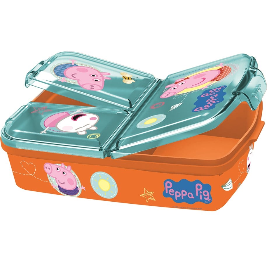 Stor - Multi Compartment Sandwich Box - Peppa Pig (088808735-13920)