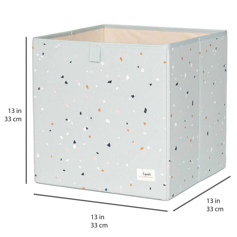 3 Sprouts – Storage Box Terrazzo/Green