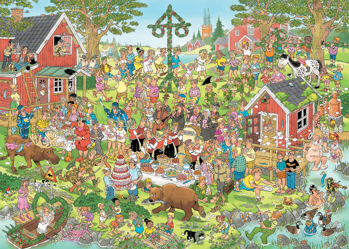 Jan Van Haasteren - Midsummerfestival (1000 pieces) (JUM0029)