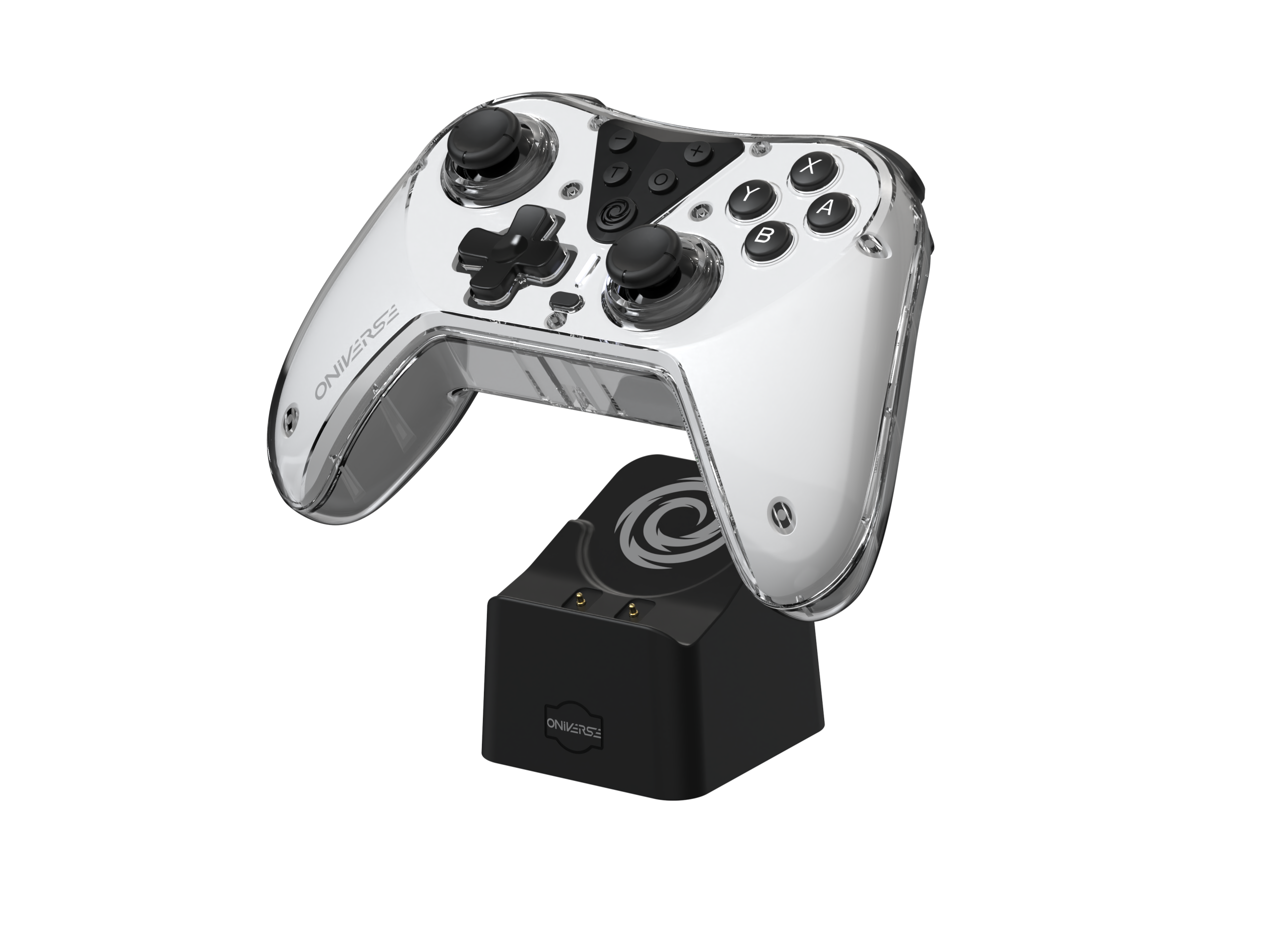 Nintendo Switch Oniverse Astralite Controller Wireless Smoked White inkl. Charging Station