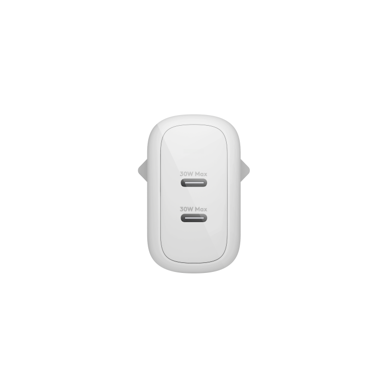 dbramante1928 – Re-charge Pro – EU Wall Charger – 2x USB-C 30W – White