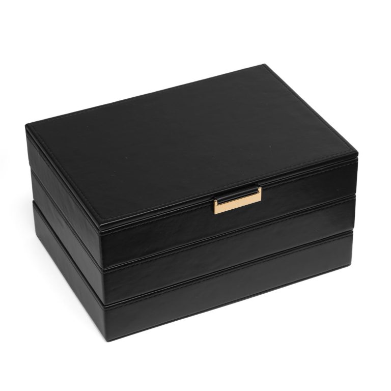 Gillian Jones – Multilayer Jewelry Box – Black