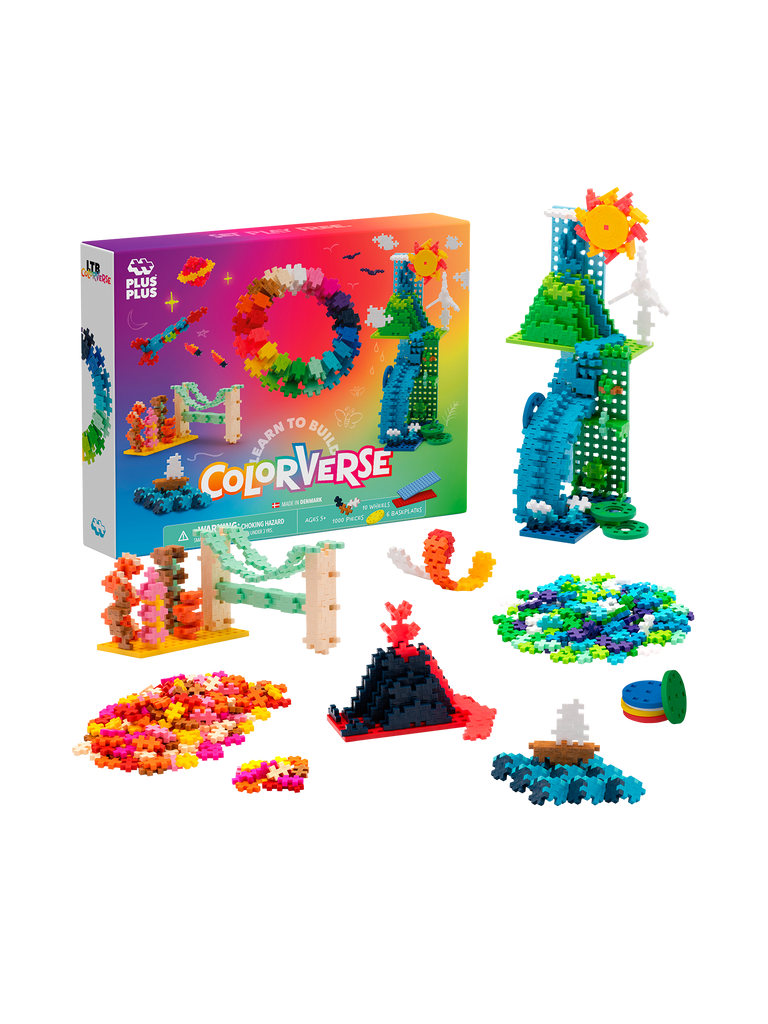 Plus Plus - Learn to build Colorverse Super set - (3972)