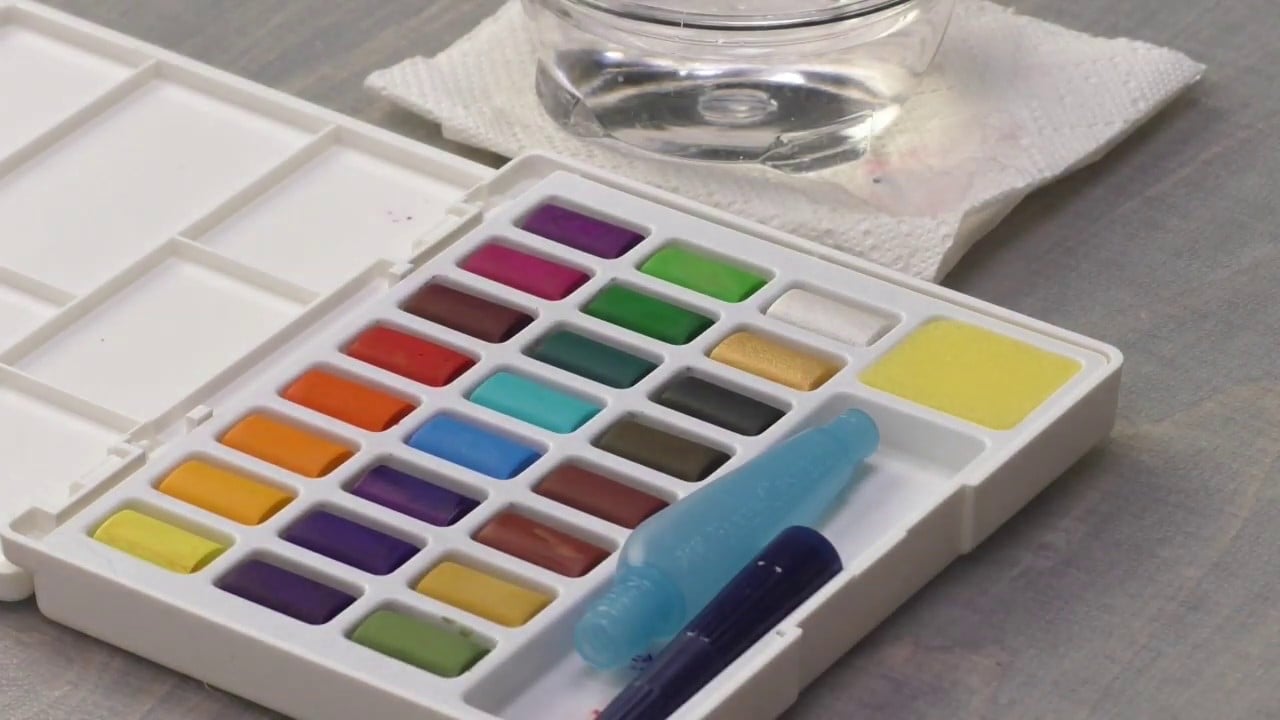 Faber-Castell - Watercolours in pans 24ct set (169724)