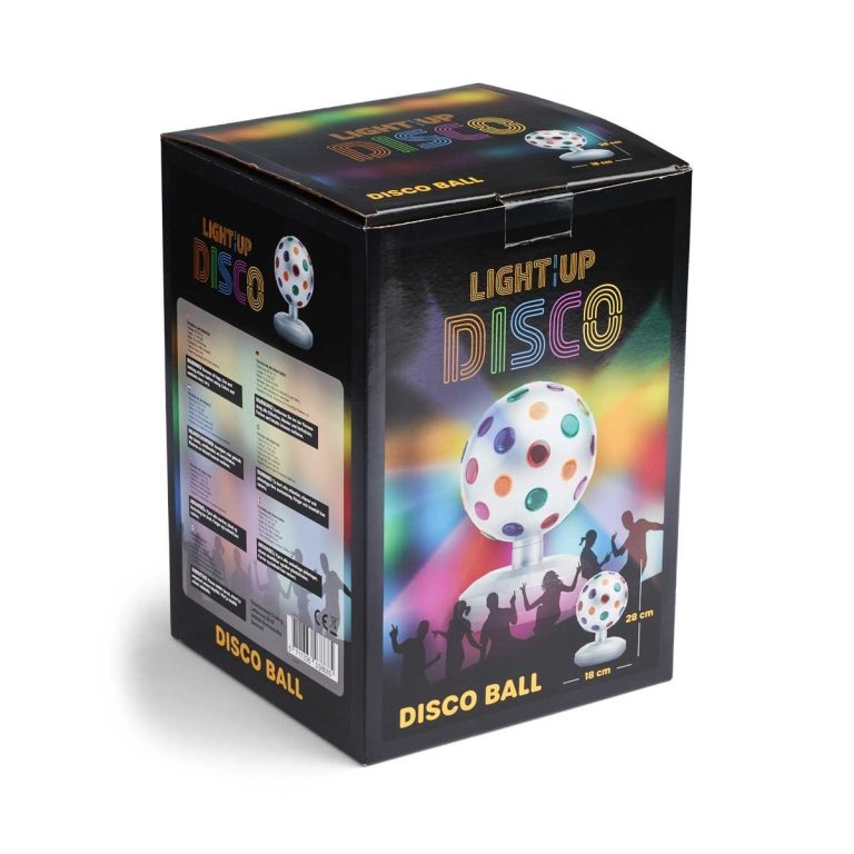 LIGHT – UP – Disco Ball Silver 28cm (MCDC002)