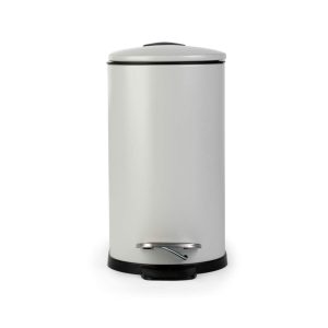 Beldray LA036690GRYPEU7 Slimline D-Shaped Pedal Bin 5 Litre, Grey