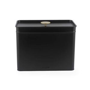 Salter BW14371 Alchemy Bread Bin, Black