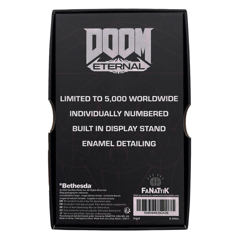Doom Limited Edition Crucible Sword Stained Glass Window Ingot