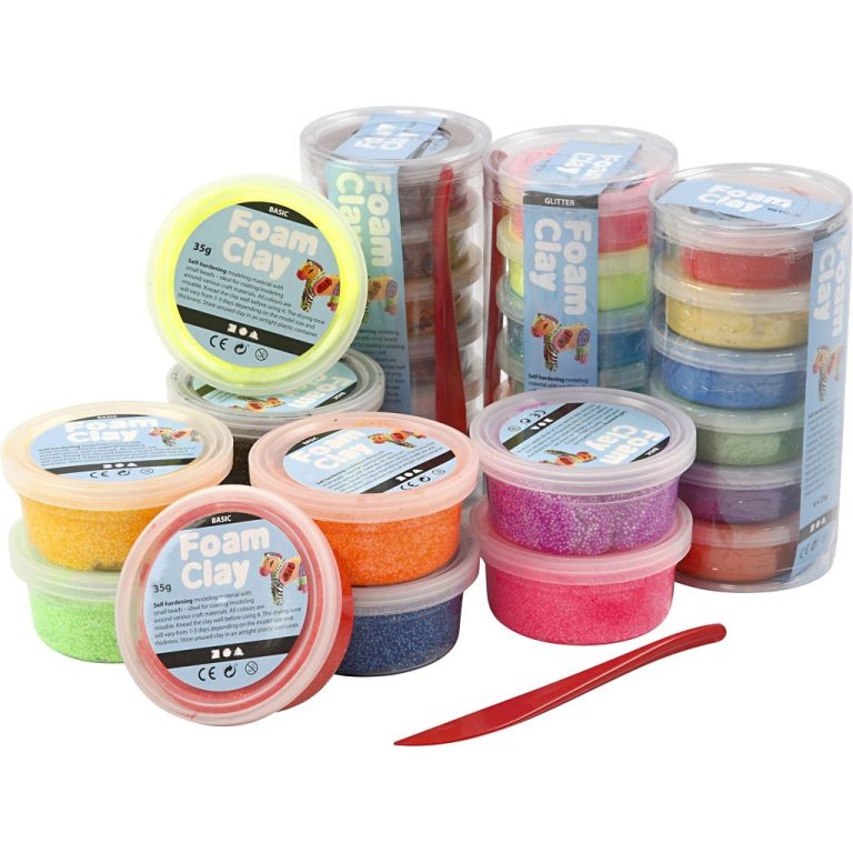 Foam Clay – Assorted Colours – 28 tubs (78816)