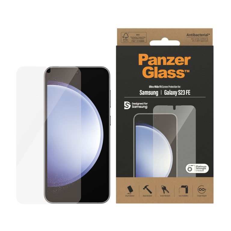 PanzerGlass Screen Protector – Samsung Galaxy S23 FE – Ultra-Wide Fit