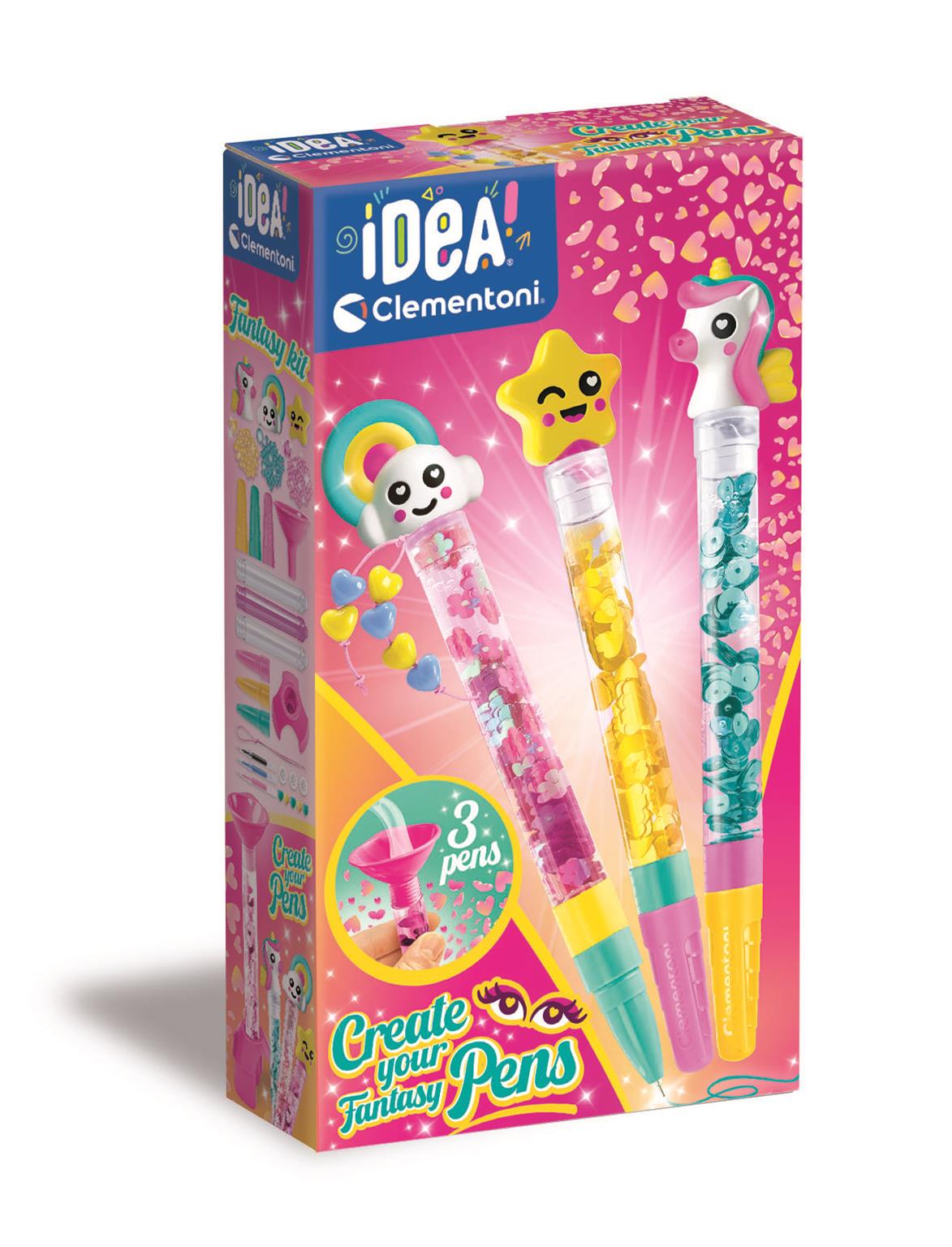 Clementoni - Create your Pens Fantasy Kit - (I-18831)