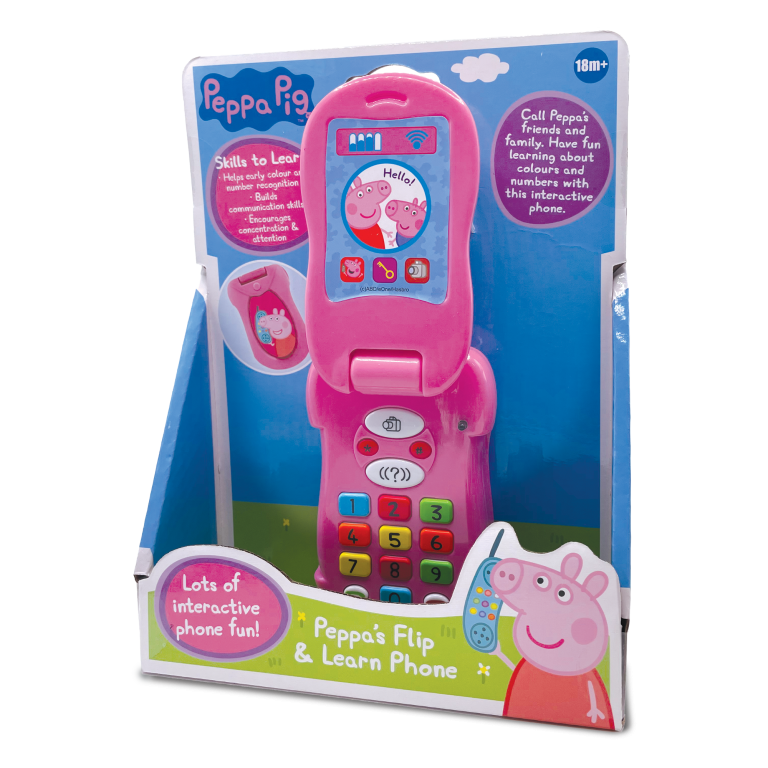 Peppa Pig – Flip Phone (DK/SE/NO/FI) (PP064L)