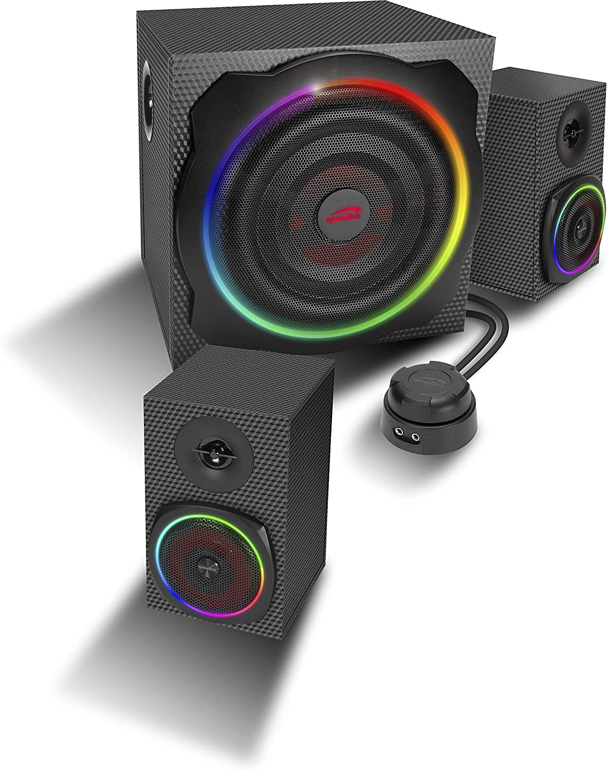 Speedlink - GRAVITY CARBON RGB 2.1 Speaker System