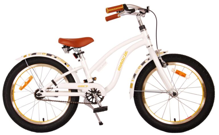 Volare – Children’s Bicycle 18″ – Miracle Cruiser White (21888)