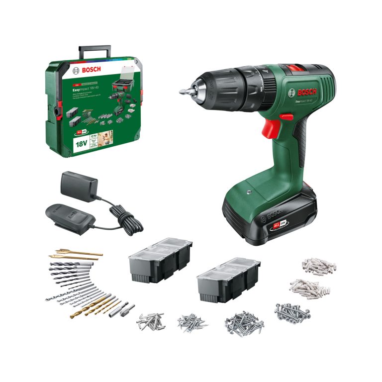 Bosch – EasyImpact 18V-40 Drill + SystemBox ( Battery & Charger Included )
