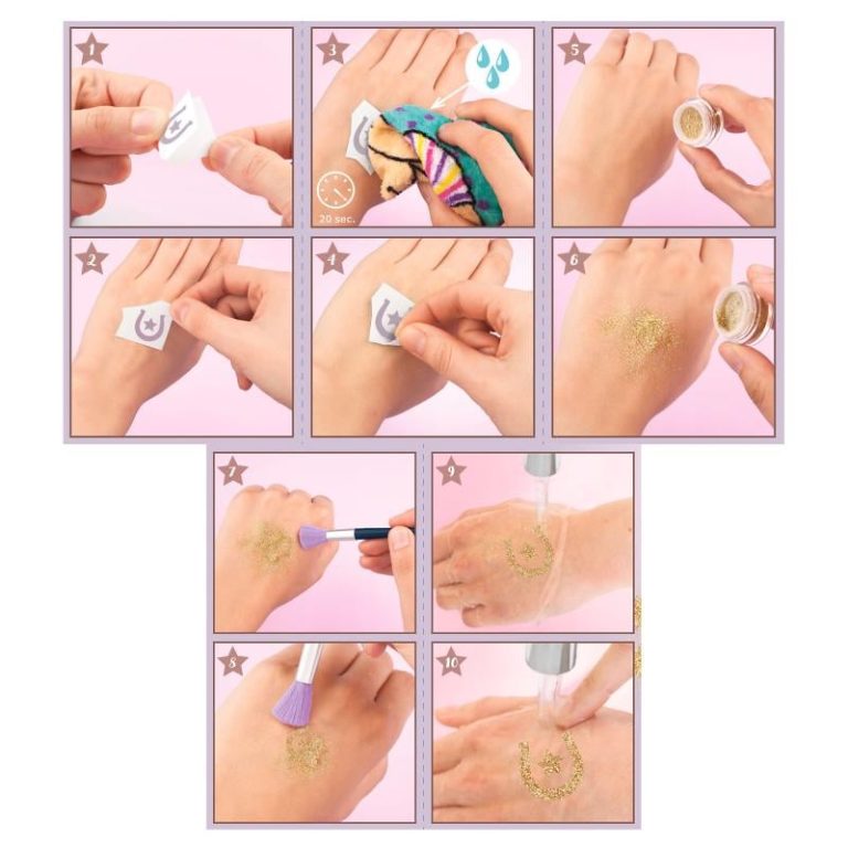 Miss Melody – Glitter Tattoo Set  NIGHT HORSES ( 0412657 )