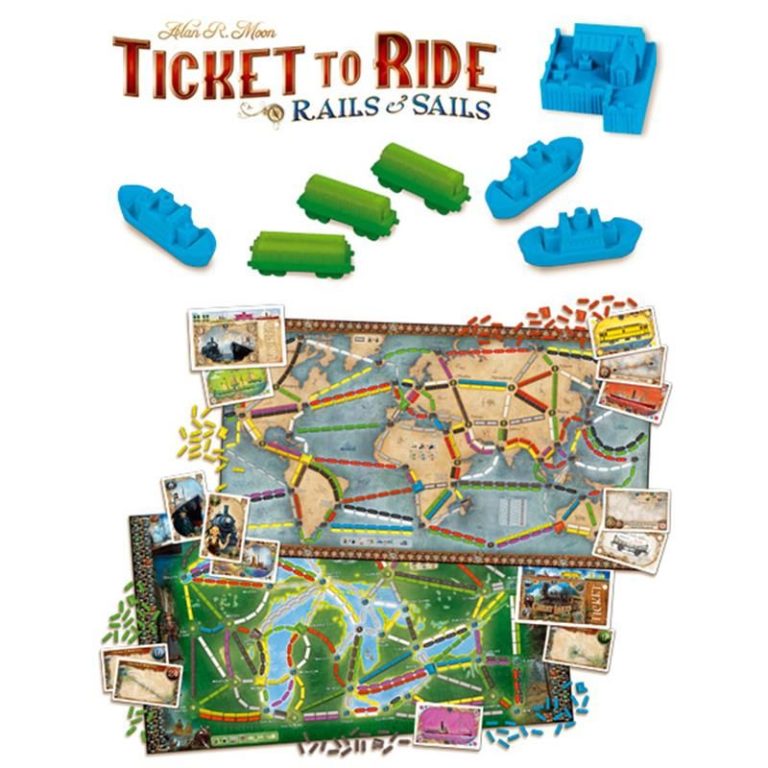Ticket To Ride – Sails and Rails (Nordic) (DOW720926)