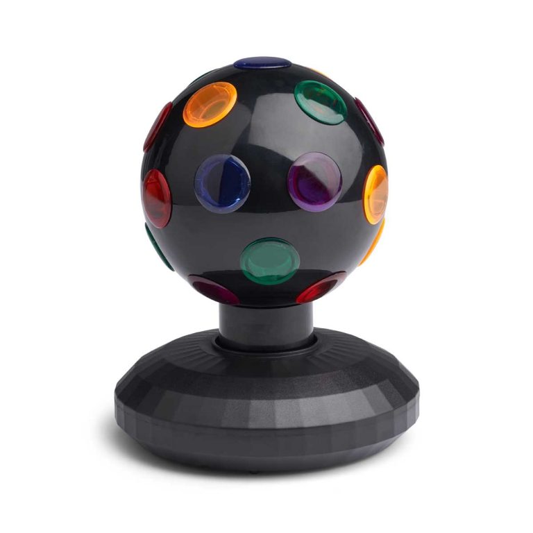 LIGHT – UP – Disco Ball Black 13cm (MCDC007)