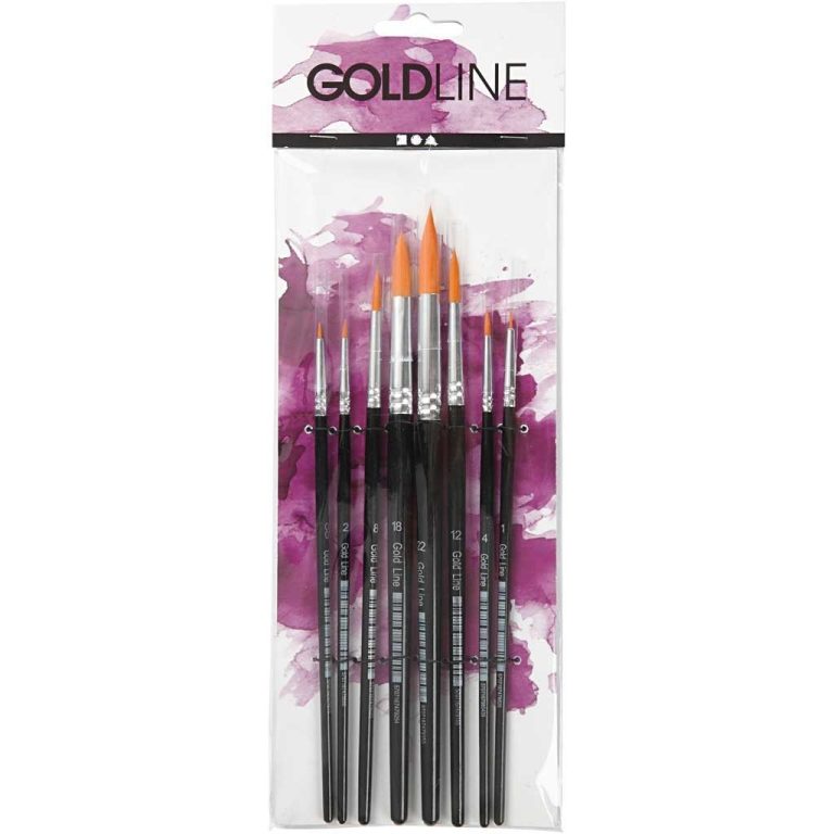 Gold Line Brushes – 8 Stk (10747)
