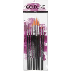 Gold Line Brushes - 8 Stk (10747)