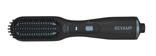 Revamp BR-2500X-EU Deepform Ceramic Straightening Hot Brush Black