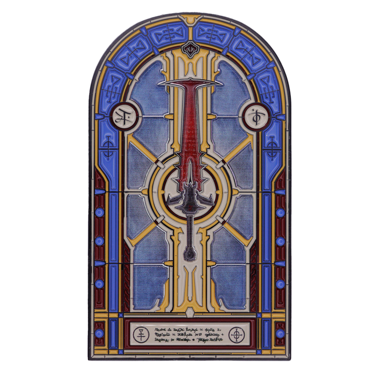 Doom Limited Edition Crucible Sword Stained Glass Window Ingot