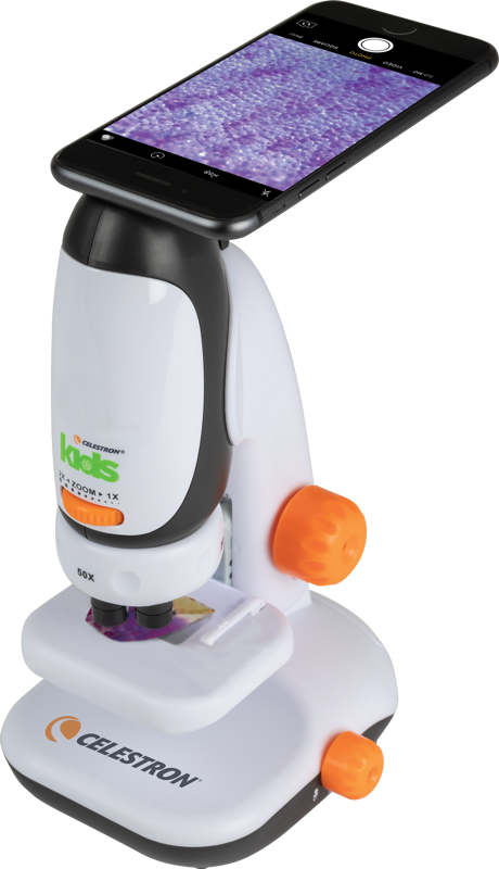 Celestron - Kids Microscope with Phone Adapter