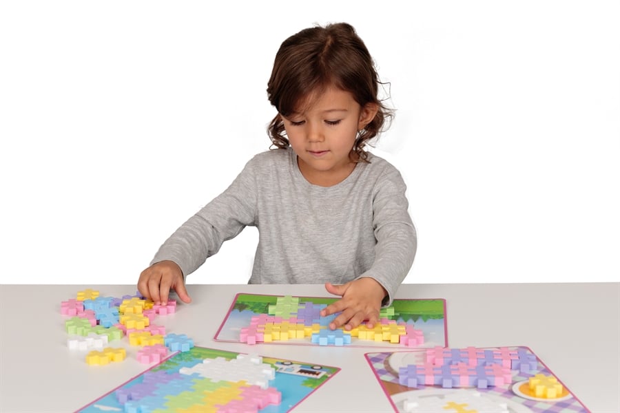 Plus Plus - BIG Pastel - Picture Puzzel - 60 pcs (3281)
