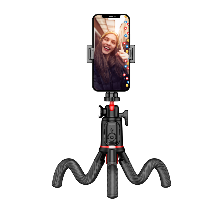 Rollei – Flexible tripod i Monkeypod I Easy Creator – Height: 25 cm (min) to 46 cm (max)