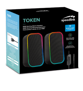 Speedlink - TOKEN RGB Gaming Stereo Speaker, black