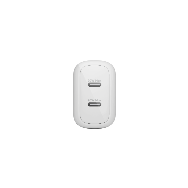 dbramante1928 – Re-charge Pro – EU Wall Charger 2x USB-C 20W – White