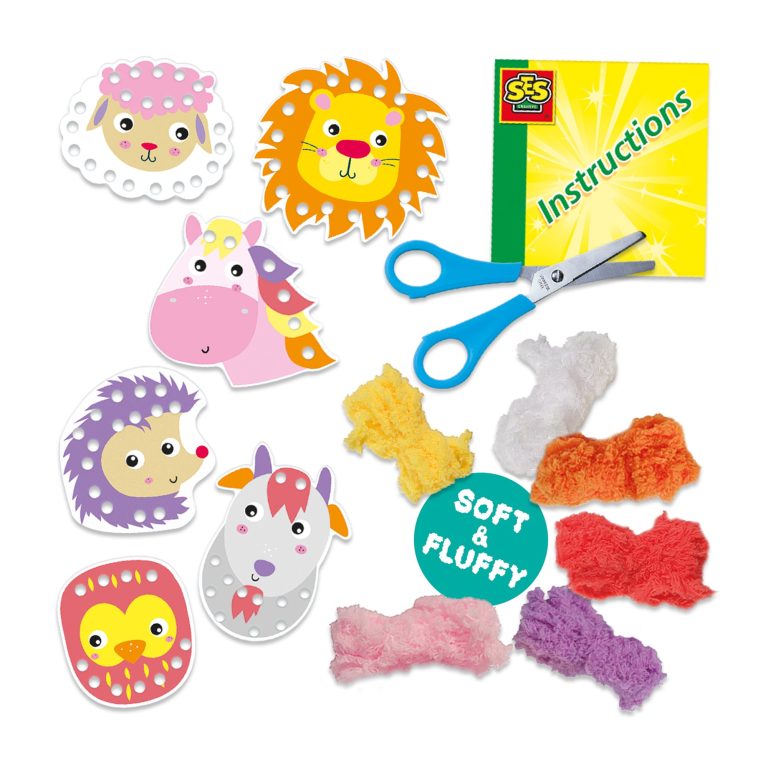 SES Creative – Fluffy Loops – Soft Yarn Animals – (S14010)