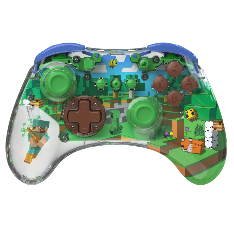 PDP REALMz – Wireless Controller – Minecraft Forest Biome