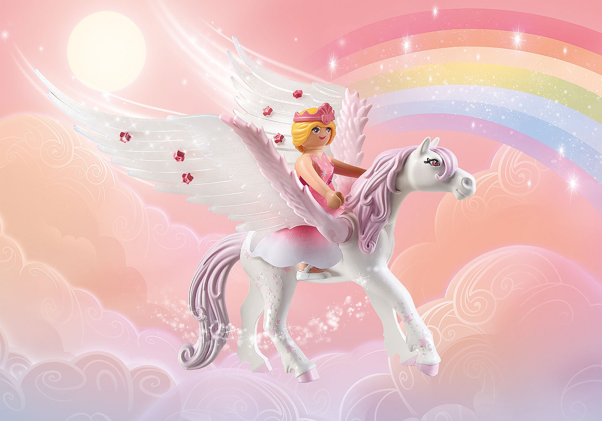 Playmobil - Rainbow Castle in the Clouds (71359)