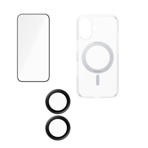 CARE by PanzerGlass - 3-in-1 Ceramic Bundle - iPhone 16