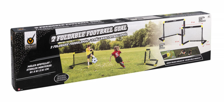 Vini Sport – 2 x Football Goal Foldable (24406)